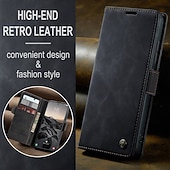 preiswerte 2026 Samsung Galaxy S26 Serie-Handy Hülle Handyhüllen Für Samsung Galaxy S26 S26 Ultra Plus Brieftaschenhülle Flip-Cover Mit Ständer Ständer Kartenfach Retro TPU PU-Leder