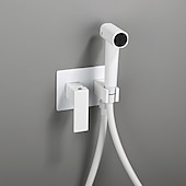 זול ברזים לבידה-סט ריסוס בידה חם וקר מוסתר לאסלה, מרסס בידה ידני לאסלה, מרסס בידה ידני לשירותים, מים חמים