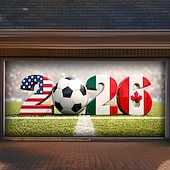 cheap Garage &amp; Door Banners-Tapestry Garage Door Cover Large Hanging Backdrop Football Sports 3D Party Outdoor Shooting Backgrounds Front Door Home Decor