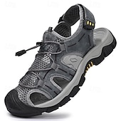 baratos sandálias de exterior-Sandálias masculinas para atividades ao ar livre, com design durável e respirável, tiras ajustáveis e sola antiderrapante. Perfeitas para caminhadas, atividades aquáticas, férias na praia e uso casual no verão.
