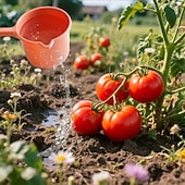 Недорогие Системы полива и орошения-Набор из 3 длинных черпаков для полива, широко используемых в саду, — это многофункциональный бытовой инструмент. Он имеет множество применений, включая полив на открытом воздухе, и идеально подходит