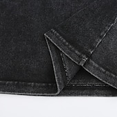  Per uomo Maglietta Camicia 100% cotone lavaggio acido Manica Corta Girocollo Estate Primavera Autunno Semplice Retrò Vintage Casual Stile Vintage Tinto in capo angosciato Casuale Blu Nero Rosa