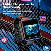 cheap Smartwatch-LOKMAT APPLLP 2 MAX Smart Watch 2.64 inch 4G LTE Cellular Smartwatch Phone Pedometer Call Reminder Alarm Clock Compatible with Null Unisex GPS Hands-Free Calls Media Control IPX-4 57mm Watch Case