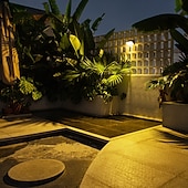 abordables Appliques d'extérieur-Applique murale solaire intelligente d'extérieur avec détecteur de mouvement, étanche IP65, 22 LED, 4 modes d'éclairage, lampe décorative pour jardin, cour, clôture, mur, villa, porche