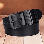 ieftine Curele Bărbați-Bărbați curea Crom PU Șic Stradă Contemporan Timp Liber Culoare solidă A01 A02 Zilnic Afaceri Oficial Curea Talie