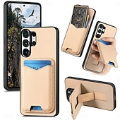 ieftine 2026 Samsung Galaxy S26 Seria-telefon Maska Pentru Samsung Galaxy S26 S26 Plus S26 Ultra Capac Spate Portofel Card rezista Suport Inel Cataramă inel Retro TPU PU piele