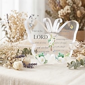 זול פסלים-פריט קישוט בצורת לב ופרפר ליום האם אחד. קיימות מספר אפשרויות. מתאים למתנות יום האם ולקישוטי שולחן לחג המשפחה.