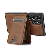 preiswerte 2026 Samsung Galaxy S26 Serie-Handy Hülle Handyhüllen Für Samsung Galaxy S26 S26 Plus S26 Ultra Rückseite Magnetische Adsorption Brieftaschenhülle Mit Ständer Abnehmbar Unterstützt kabelloses Laden Retro PU-Leder