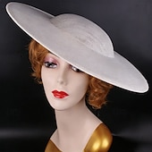 billige Fascinatorer-fascinators Linfrø Bryllup Bursdag Elegant Årgang søt stil Med Tyll Hodeplagg Hodeplagg