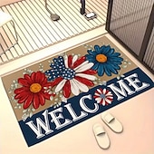 economico Zerbini-Zerbino per la porta d'ingresso in occasione del 250° anniversario degli Stati Uniti, con un maestoso disegno di un'aquila e vivaci fuochi d'artificio, in commemorazione del periodo 1776-2026, perfetto per un arredamento patriottico.