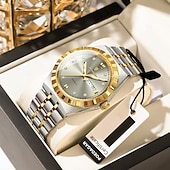 abordables Relojes de Cuarzo-872 nuevo reloj clásico de negocios de acero inoxidable ultrafino para hombre, reloj de pulsera de cuarzo luminoso resistente al agua