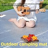 cheap Outdoor Recreation-Extra-Large Waterproof Camping Mat, 240cm/94.48in * 240cm/94.48in Portable Foldable Outdoor Picnic, Tent, Beach &amp; Park Mat - Moisture-Proof, Camping, Picnic, &amp; Outdoor Adventure Essential