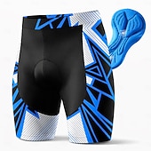cheap Cycling Shorts-Men's Geometric Cycling Road Shorts Cycling Shorts Bike Shorts Bike Shorts Bottoms Slim Fit Sports 3D Pad Quick Dry Sweat wicking Breathable Yellow Blue Clothing Apparel Bike Wear