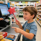 baratos Peças de reposição-Varinha mágica impressa em 3D para pagamento por aproximação, porta-cartões de crédito sem contato, ideal para diversos cenários de uso.