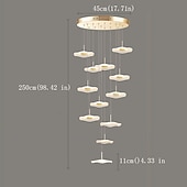 preiswerte Cluster-Design-Moderne LED-Pendelleuchten aus Acryl, kompatibel mit Wohnzimmer, Esszimmer, Treppenhaus, Kronleuchter, Wohnaccessoires, Hängeleuchten, Pendelleuchten