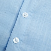 abordables Classique-Homme Chemise Chemise en lin Chemise d'été Tenue de plage Chemise Boutonnée T-shirt sans manches Uni Occasionnel Quotidien Bleu Blanche Sans manches Col Rabattu Été Printemps Vêtement Tenue