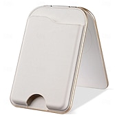 preiswerte Handy-Halter-2-in-1 magnetischer MagSafe-Wallet-Ständer, magnetisches Leder-Kartenetui für iPhone 17, 16, 15 Pro Max Serie mit verstellbarer Halterung