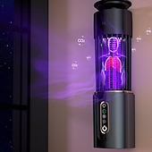 halpa Bug zapper-Hyttyssammutin ulkokäyttöön, hyttyssammutin ulkokäyttöön ja sisäkäyttöön LED-valolla, ladattava hyttyssammutin kärpästen tappaja, lentävien hyönteisten salamurtaja ulkokäyttöön, ulkopinta abs-muovista