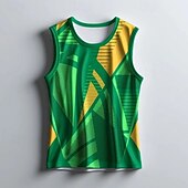 economico T-shirt e Canottiere da Corsa-Per uomo Grafico Canotta da allenamento Canotta da corsa Canotta da palestra Estate Senza Maniche Asciugatura Rapida Morbido Traspirante Allenamento in Palestra Corsa Camminata Jogging Rosso Blu