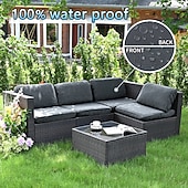 Недорогие Чехол для подушек на веранде-8 эластичных чехлов для подушек патио, водонепроницаемые сменные чехлы для уличных диванов, чехлы для уличных диванов &amp;Чехлы для диванов, чехлы для подушек садовой мебели, моющиеся многоразовые