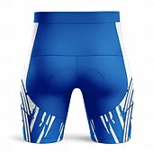 Χαμηλού Κόστους κοντό ποδηλατικό σορτς-Ανδρικά Ριγέ Σορτς ποδηλασίας δρόμου Σορτς ποδηλάτου Σορτς ποδηλασίας με επιθέματα Ποδήλατο Κοντά Παντελονάκια Παντελόνια Φούστες Στενή εφαρμογή Αθλητισμός 3D Pad