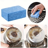 Недорогие Барбекю и приготовление пищи на свежем воздухе-Набор из 8 прочных чистящих подушечек для барбекю - щетки без щетины для грилей, решеток для духовок и походной посуды - термостойкие щетки, устойчивые к царапинам, подходят для