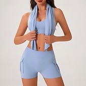 Χαμηλού Κόστους Γυναικείες φούστες και σορτς-Γυναικεία Μονόχρωμο Casual φούστα Φούστες τένις με σορτς Αθλητική φούστα Τσέπη Ψηλή Μέση Ελαστικό Σκούπισμα ιδρώτα Αναπνέει Τέννις Γκολφ Pickleball Φούστες Φόρμα Μαύρο Μπλε Σκούρο μπλε Ρούχα τένις