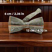 economico Cravatte e papillon da uomo-Da uomo Papillon Elegante Moda Formale A paisley Paisley Plaid Affari Ufficio Matrimonio