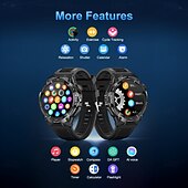 economico Smartwatch-Smartwatch AMOLED da 1,43" per uomo e donna, chiamate Bluetooth, batteria da 700 mAh, impermeabile fino a 3 ATM, orologio fitness.