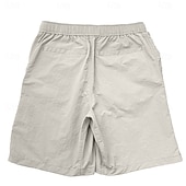cheap Classic-Men's Tactical Shorts Cargo Shorts Shorts Bermuda shorts Elastic Waist Zipper Pocket Straight Leg Plain Breathable Quick Dry Knee Length Outdoor Casual Camping &amp; Hiking Sports Fashion Black Green