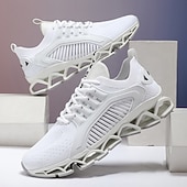 abordables Zapatillas de Correr para Hombres-Zapatillas deportivas rojas para hombre, transpirables, con cordones, ideales para noches de resort, paseos de vacaciones, viajes informales, ocio al aire libre, estilo urbano y looks nocturnos de vacaciones.