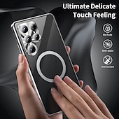 tanie 2026 Samsung Galaxy S26 Seria-telefon Kılıf Na Samsung Galaxy S26 S26 Plus S26 Ultra Obudowa z adsorpcją magnetyczną Krystalicznie czyste Smukła obudowa Odpianane i ochraniacz ekranu Lustro Stop aluminium