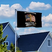  2pcs 250 Anniversary USA Flag Double Sided Outdoor Patriotic Garden Flag with Statue of Liberty, 4th of July Decorations for US 250th Celebration, USA 250 Merchandise, Commemorative 1776-2026