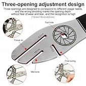 olcso Ručni Alati-kerékpárszerszám tárcsafék-javítókulcs hegyi út kerékpár féktárcsa-beállító egyenesítő szerszám kerékpáros beállítás javítószerszámok