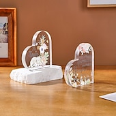 זול פסלים-פריט קישוט בצורת לב ופרפר ליום האם אחד. קיימות מספר אפשרויות. מתאים למתנות יום האם ולקישוטי שולחן לחג המשפחה.