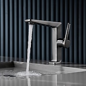 economico Rubinetti per lavandino bagno-Rubinetto per lavabo da bagno - classico rubinetto miscelatore monocomando in ottone galvanizzato per lavabo da bagno