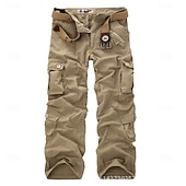 Χαμηλού Κόστους Στρατιωτικά παντελόνια-Ανδρικά Παντελόνια με τσέπες Παντελόνια Παντελόνι τακτικής Παντελόνι εργασίας Pantaloni de Drumeție Πολλαπλή τσέπη Τσέπη με πτερύγιο καμουφλάζ Σκέτο Άνεση Φοριέται Causal Καθημερινά ΕΞΩΤΕΡΙΚΟΥ ΧΩΡΟΥ