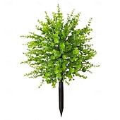 levne Umělé rostliny a zeleň-Umělý eukalyptus, 20palcový umělý eukalyptus s bodcem do země, realistická zeleň pro interiér/exteriér domu, terasy, zahrady a dekorace na fotografování.