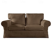 voordelige Sofadoek-Hoes voor 2-Zits Bank 100% Katoen Loveseat Hoezen Zacht en Ademend Stof voor Maximale Comfort