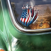 お買い得  アメリカ合衆国250周年-愛国的なアメリカ・イーグルス250周年記念の車窓用デカールステッカー、アメリカ建国500周年記念（1776-2026年）のイーグルステッカー、アメリカ独立旗デカール、耐久性のある車窓用ビニールステッカー