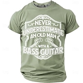  Voor heren Grappig jargon T-shirt Korte mouw T-shirt 3D-afdrukken Strakke ronde hals Overhemd Modieus Dagelijks Dagelijks Straat Rood Zomer Lente Kleding S M L XL XXL XXXL
