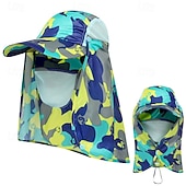cheap Heating &amp; Cooling-2-in-1 UV Protection Sun Hat for Men &amp; Women, Outdoor Summer Hat with Removable Face Shield for Fishing, Hiking &amp; Camping, Lightweight, Breathable, Quick-Dry Sun Hat for Full Face &amp; Neck Protection