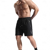 halpa Rennot shortsit-Miesten Shortsit Rennot shortsit Athletic Short Tasku Joustava vyötärö Tavallinen Nopea kuivuminen Hengittävä Lyhyt Päivittäin ulko- Hiekkaranta Muoti Katutyyli Sininen Musta Mikrojoustava