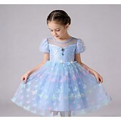 baratos Fantasias para meninas-Princesa Animal Vestidos Traje Cosplay Roupa Filme Estilo bonito Tutus Led acende for Para Meninas Crianças Baile de Máscaras Diário Festa Comic Con