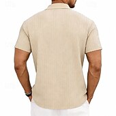 billiga Herrars klassiska polo-Herr Strukturerad Quarter Zip Polo Ledigt Utomhus Fjärdedels blixtlås Kortärmad Mode Modern Ensfärgat Jacquard Stickat Sommar Vår Vår &amp; Höst Smal passform Svart Vit Vinröd Marinblå Khaki grön Armégrön
