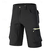 billige Shorts, tights og bukser for menn-Herre Helfarge MTB-shorts Sykkelshorts Sykkel Shorts Løstsittende shorts Slimfit sport Hurtigtørkende Vanntett Glidelås Pustende Svart Militærgrønn Klær Sykkelklær