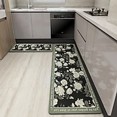 voordelige Hardlooppakken-Keukenloper in Amerikaanse stijl, absorberend, oliebestendig, antislip, vuilafstotend en gemakkelijk schoon te maken, gemaakt van diatomeeënaarde.