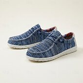 Χαμηλού Κόστους Καθημερινά Δετά παπούτσια-Ανδρικά αναπνεύσιμα πλεκτά casual παπούτσια με κορδόνια, ελαφριά και άνετα αθλητικά παπούτσια για περπάτημα, μοντέρνα μοκασίνια για άνδρες, καθημερινή χρήση, ταξίδια, μετακινήσεις και casual εξόδους το Σαββατοκύριακο