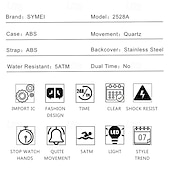 cheap Quartz Watches-Men's Futuristic Sports Watch with Luminous Glow in the Dark Dial, Tactical Rectangular Quartz Wrist Watch with Integrated Silicone Strap, Night Light Function, Cool Fashion Gift for Men Boys