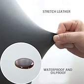 halpa tuolinpeite-vedenpitävät joustavat työtuolin päälliset PU-keinonahkainen jaettu työtuolin päällinen pelituolin istuinpäällinen likaantumista estävä irrotettava